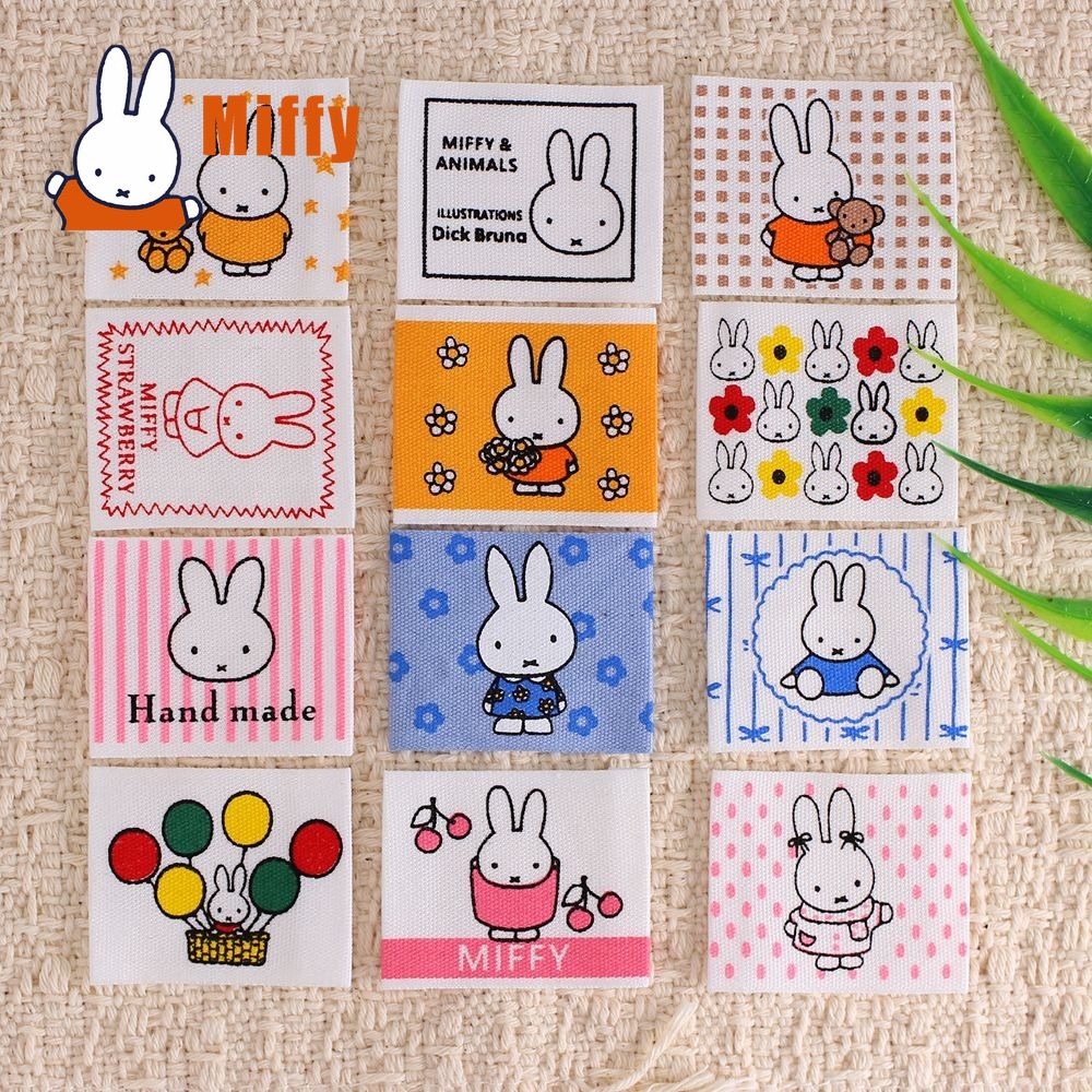 Embroidery Patches - Urocza naszywka z Miffy, słodki królik,