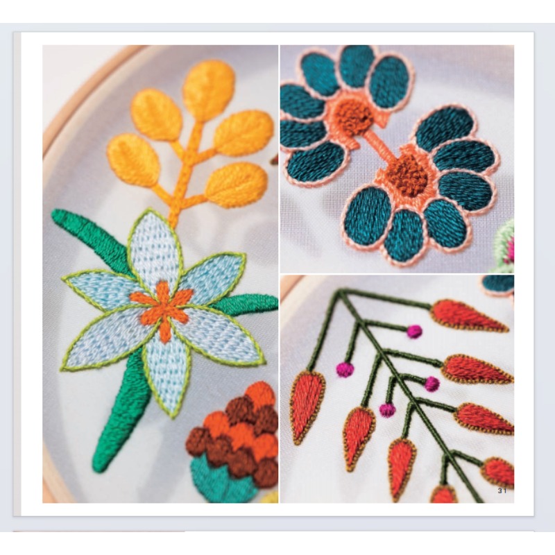 Wzory do haftowania dla począt – Embroidery Design Patterns Flowers recenzja i cena