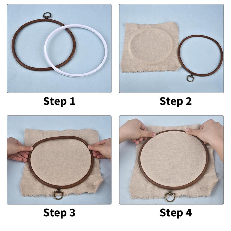 Zestaw drewnianych okrągłych i – Embroidery Hoop Plastic recenzja i cena
