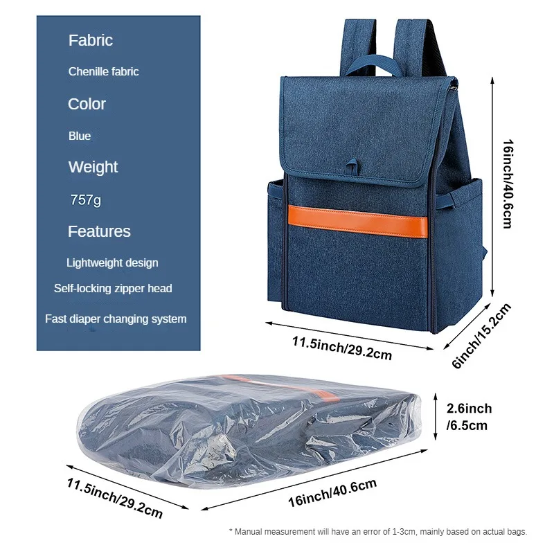 Plecak podróżny damski prosty  – Embroidery Backpack Kit recenzja i cena