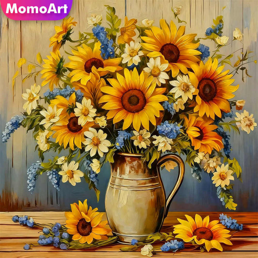 Momoart Haft Krzyżykowy Słonec – Embroidery Design Patterns Flowers recenzja i cena