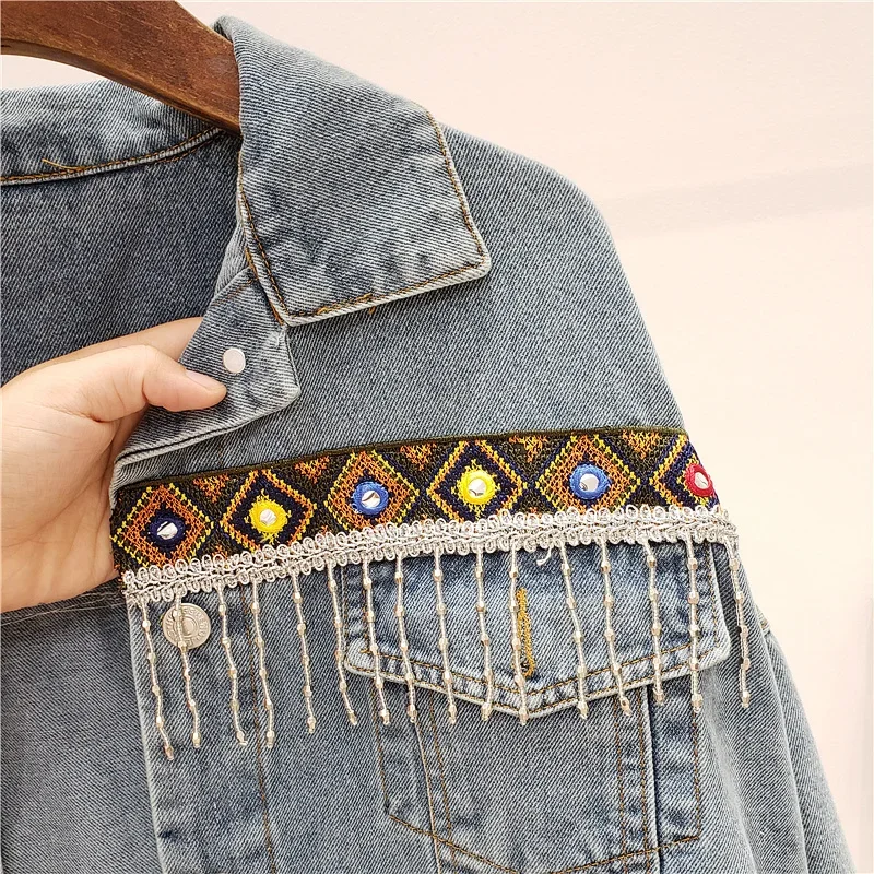 Kurtka jeansowa damska z hafte – Embroidery Jeans recenzja i cena