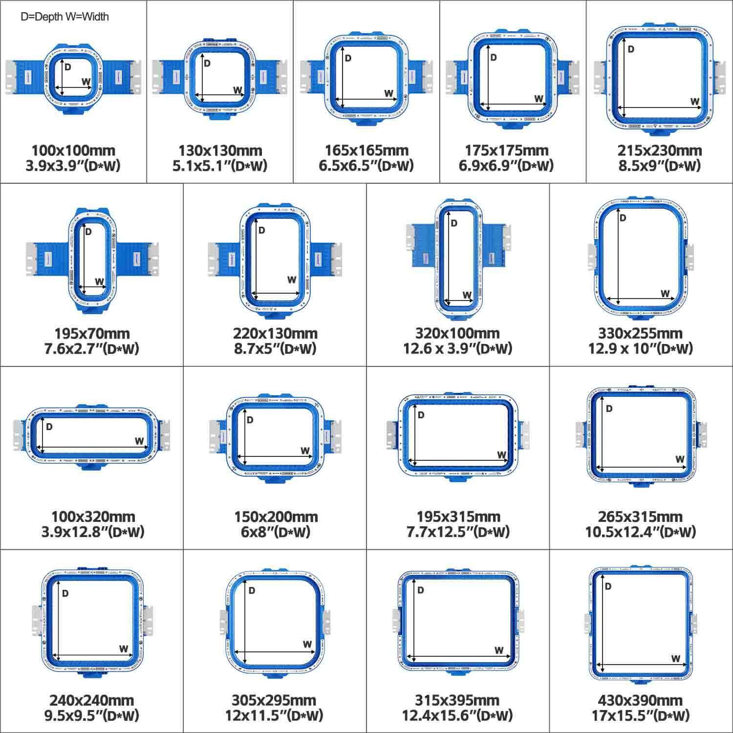 Obręcze magnetyczne do Ricoma  – Embroidery Hoop Plastic recenzja i cena