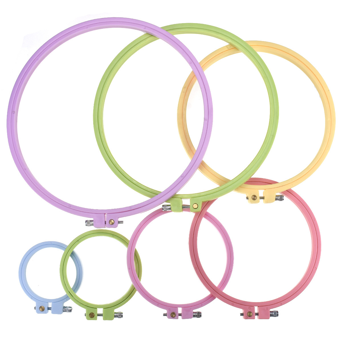 Okrągłe tamborki do haftowania – Embroidery Hoop Plastic recenzja i cena