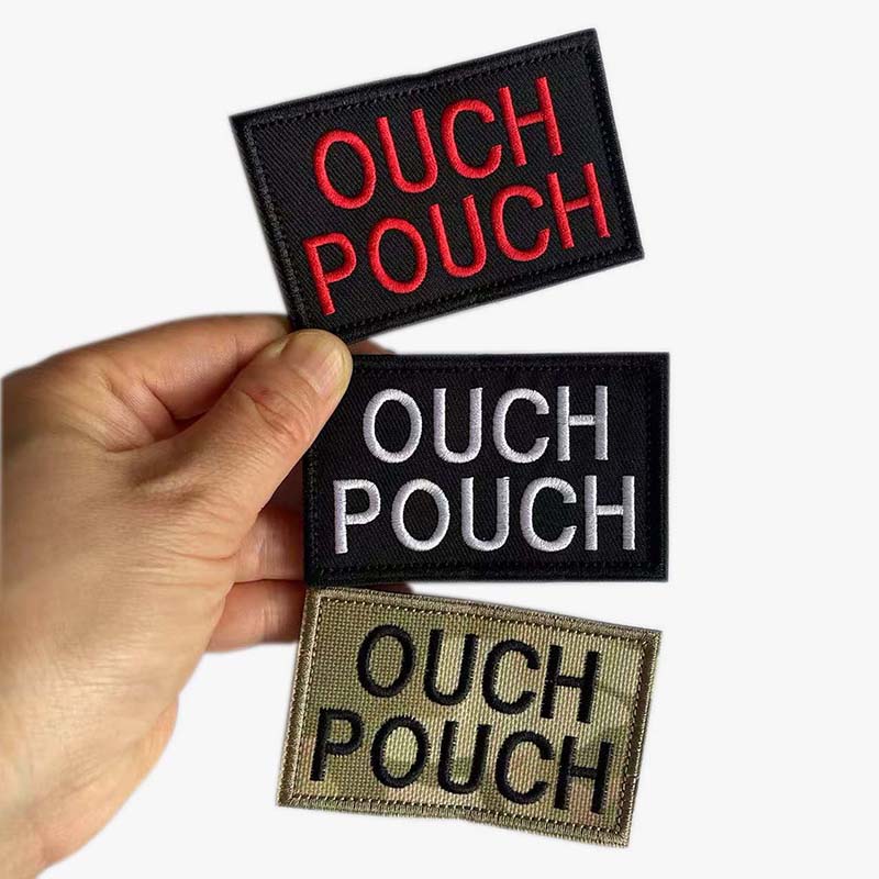Naszywki 8*5CM OUCH POUCH / Na – Embroidery Backpack Kit recenzja i cena