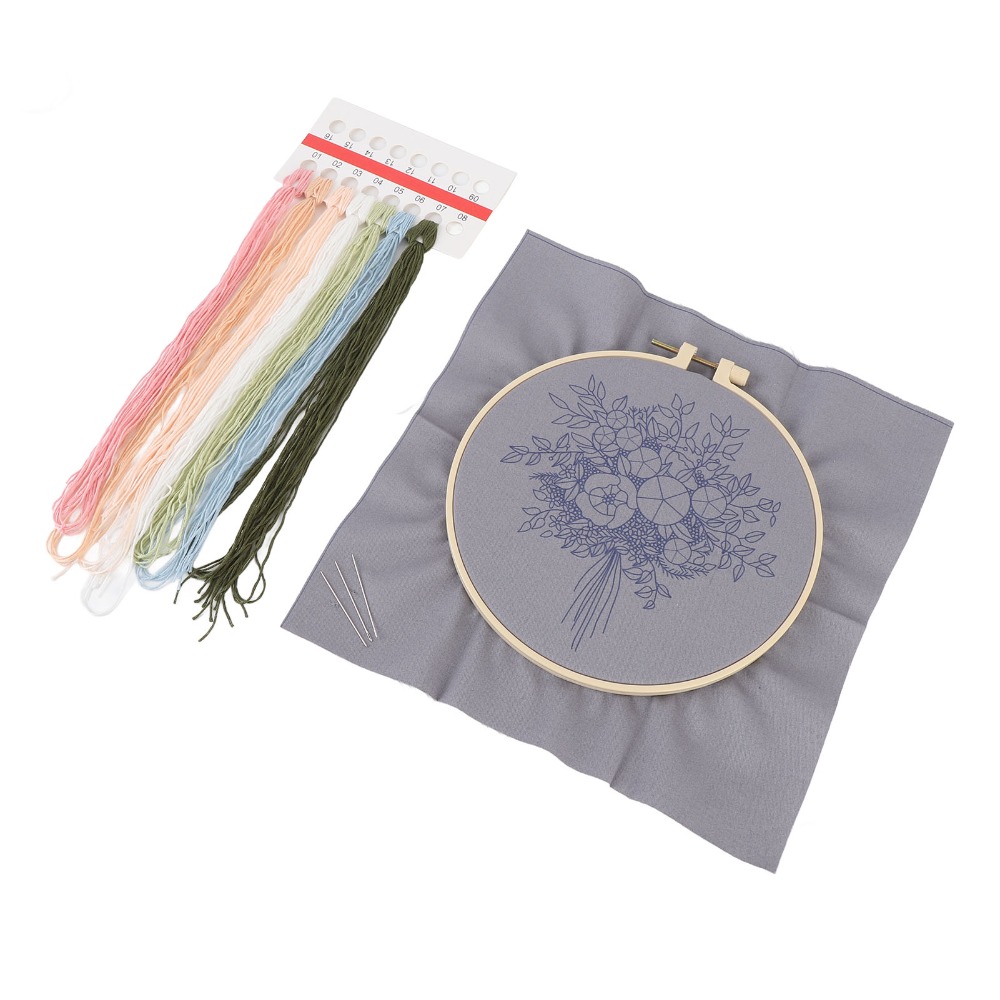 Zestaw do haftowania z nadruko – Embroidery Design Patterns Flowers recenzja i cena