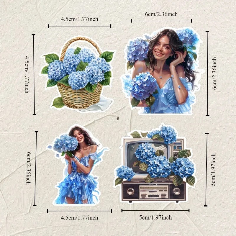 Urocza wodoodporna niebieskie  – Embroidery Sheet recenzja i cena