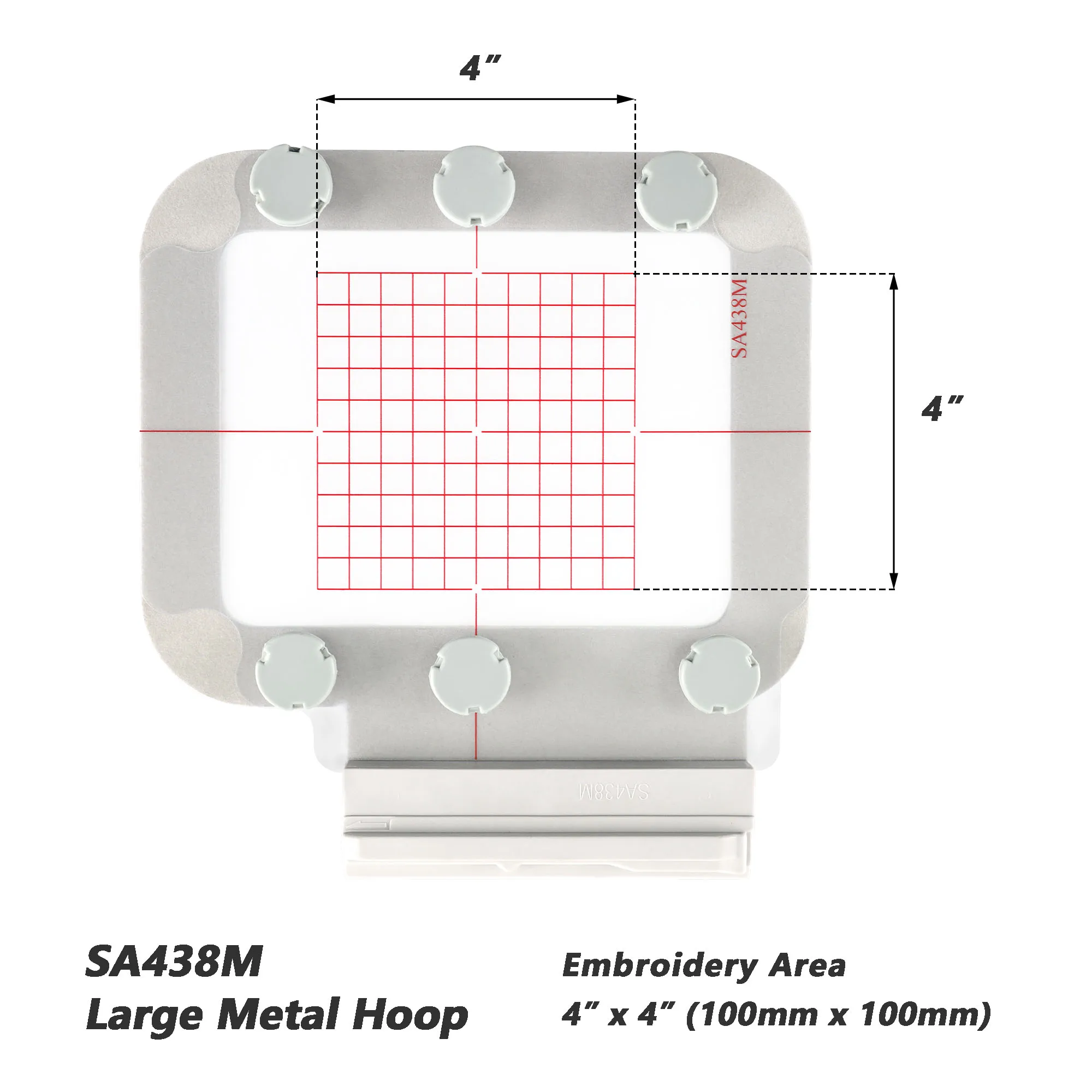 Zestaw magnetycznych obręczy 4 – Embroidery Hoop Plastic recenzja i cena