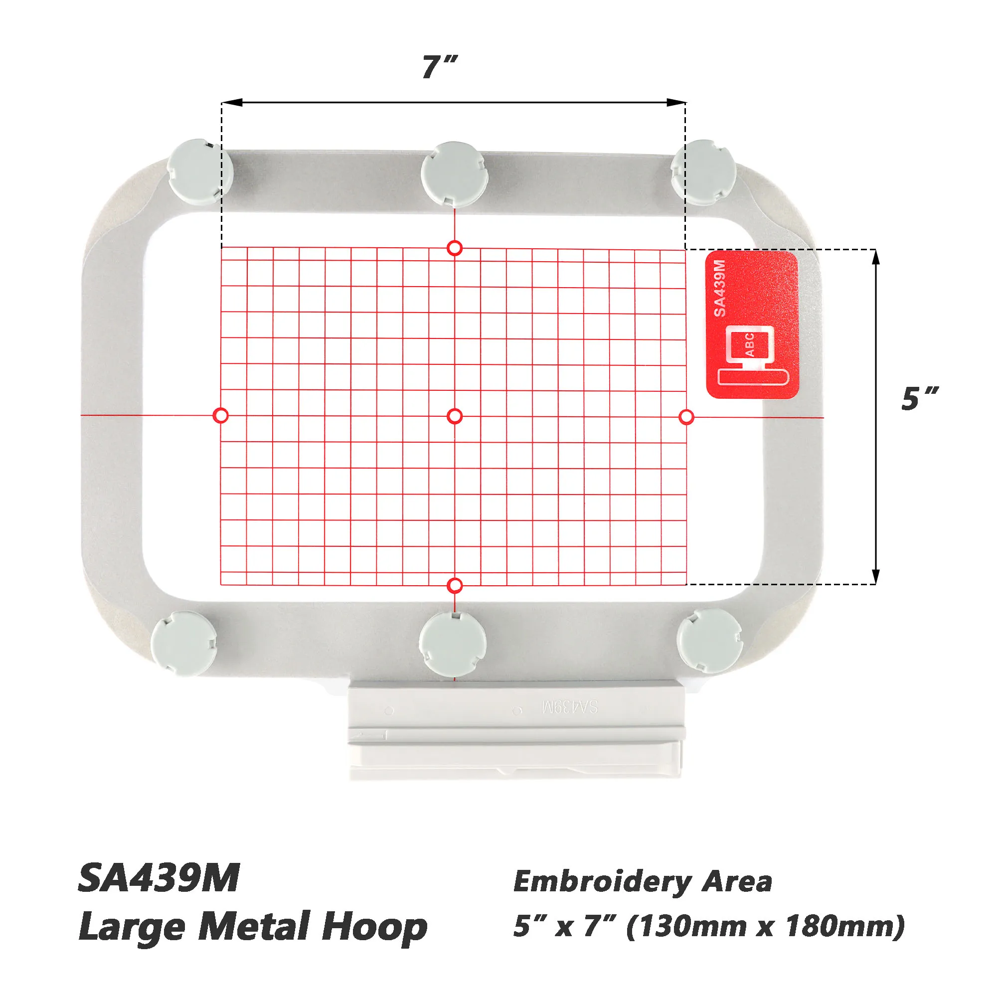 Zestaw magnetycznych obręczy 4 – Embroidery Hoop Plastic recenzja i cena
