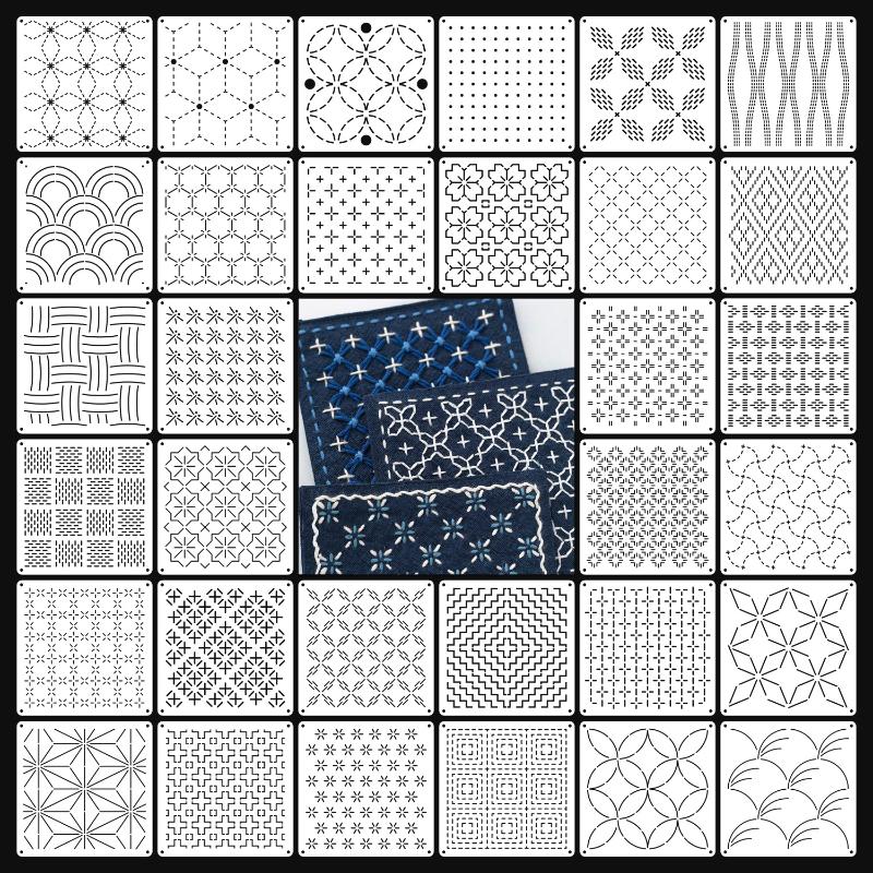 [J]9/32 szt. Szablony do haftu – Embroidery Motif recenzja i cena