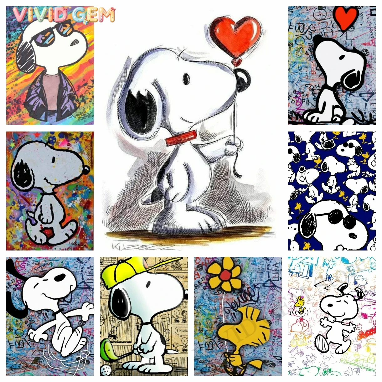 VIVID GEM Kawaii Graffiti Snoo – Embroidery Motif recenzja i cena