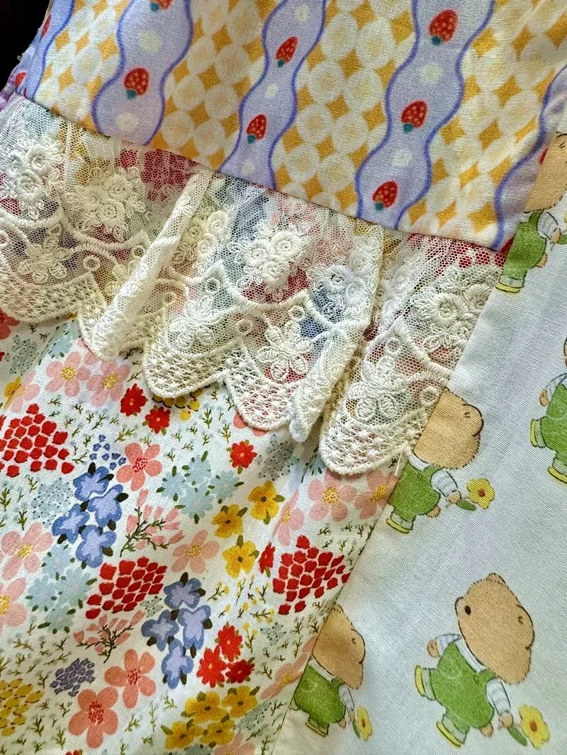 Vintage Słodka Bawełniana Bluz – Embroidery Uniforms recenzja i cena