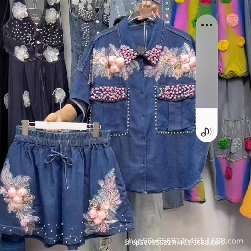 Damskie koszule jeansowe z haf – Embroidery Patches recenzja i cena